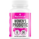 BIGJOHNLAB® - Women's Probiotic Supplement – 50 Billion CFU, 6 Active Strains + Prebiotics – Supports Digestion, Immunity & Wellness – Acid-Resistant, Dairy & Sugar Free, No Refrigeration, 30 Capsules