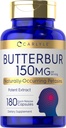 Carlyle Butterbur 150 mg 12, 180 Kapsler 12, 4; Potent Extract 124; Neurologisk Support Supplement 124; Non- GMO, Gluten Free, PA Free