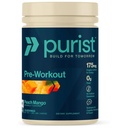 Purist Pre-Workout Powder - Citrulline, Beta Alanine, Natural Caffeine, Sugar Free - 30 Servings