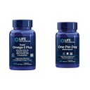 Life Extension Super Omega-3 Plus EPA / DHA Fish Oil, Sesame Lignan, Olive Extract & One- Per- Day Multivitamin - Pakket med over 25 Vitamin, Minerals & Plant