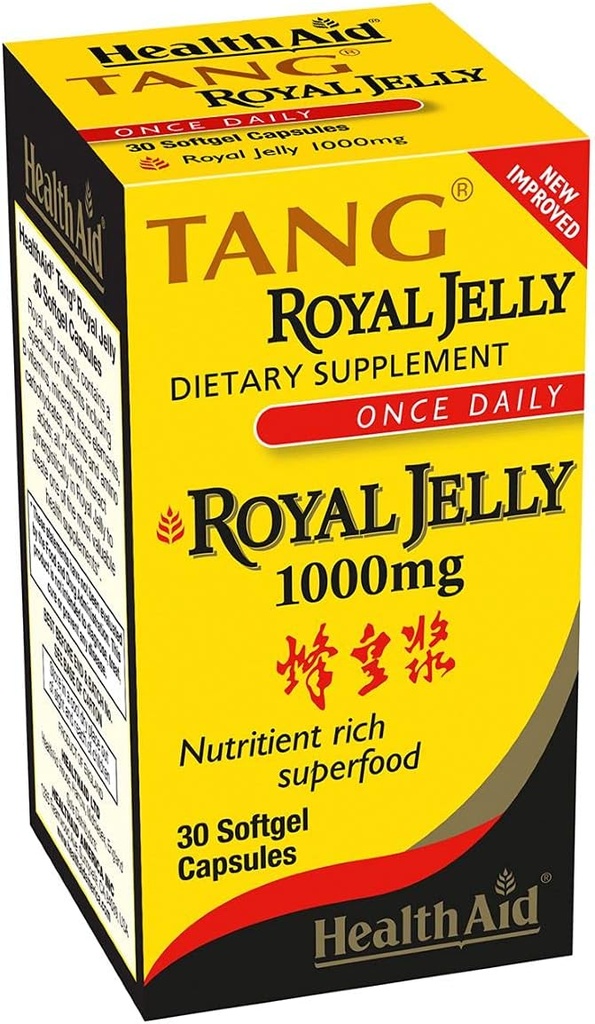 Sundhedsstøtte, Tang Royal Jelly 1000mg, 30 Softgel kapsler