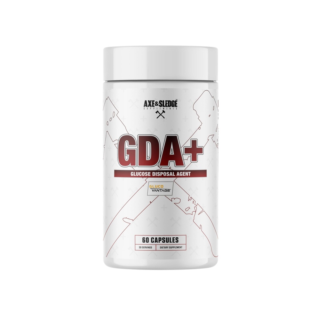 Axe & Sledge GDA + Glucose Disputation Agent Note 124; Understøtter næringsstofabsorption, Stabil Blood Glucose, og Muscle Glycogen Replendishment