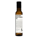Erbology Organic Milk Thistle Oil 8.5 fl oz - Cold-Pressed - High in Vitamin E - Detoxifying - Straight from Farm - Non GMO - No Additives or Preservatives - Recyclable Glass Bottle