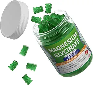 Magnesium Glycinat Gummies 400mg Kosttilskud med Magnesiummalat & Taurat