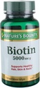 Nature 's Bounty Super Potency Biotin 5000mcg - 72 softels (Pack of 2)