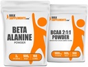 BulkSupplements Beta Alanine 500g + BCAA 2: 1: 1 500g Bundle