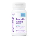 GNC Women's Hair, Skin & Nails - Daily Beauty Supplement for Skin Health, Hair Care & Nail Support - Antioxidants for Cell Protection - Nutrient-Rich - Gluten-Free - 60 Count (30 Servings)