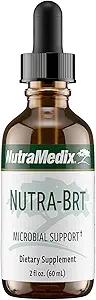 Nutramedicinsk Nutra BRT - Flydende urtetilskud til Gut Health & Immunsupport - Cumanda Bark & Houttuynia Leaf til fordøjelsessygdomme - Immunsystemet Booster Supplement (60ml)