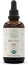 HerbEra Wild Yam B120 USDA Organic Alcohol- Free Herbal Extract Tinktur, Koncentrerede flydende dråber Natural Wild Yam (Dioscorea Villosa) Tørret rod 4 fl oz