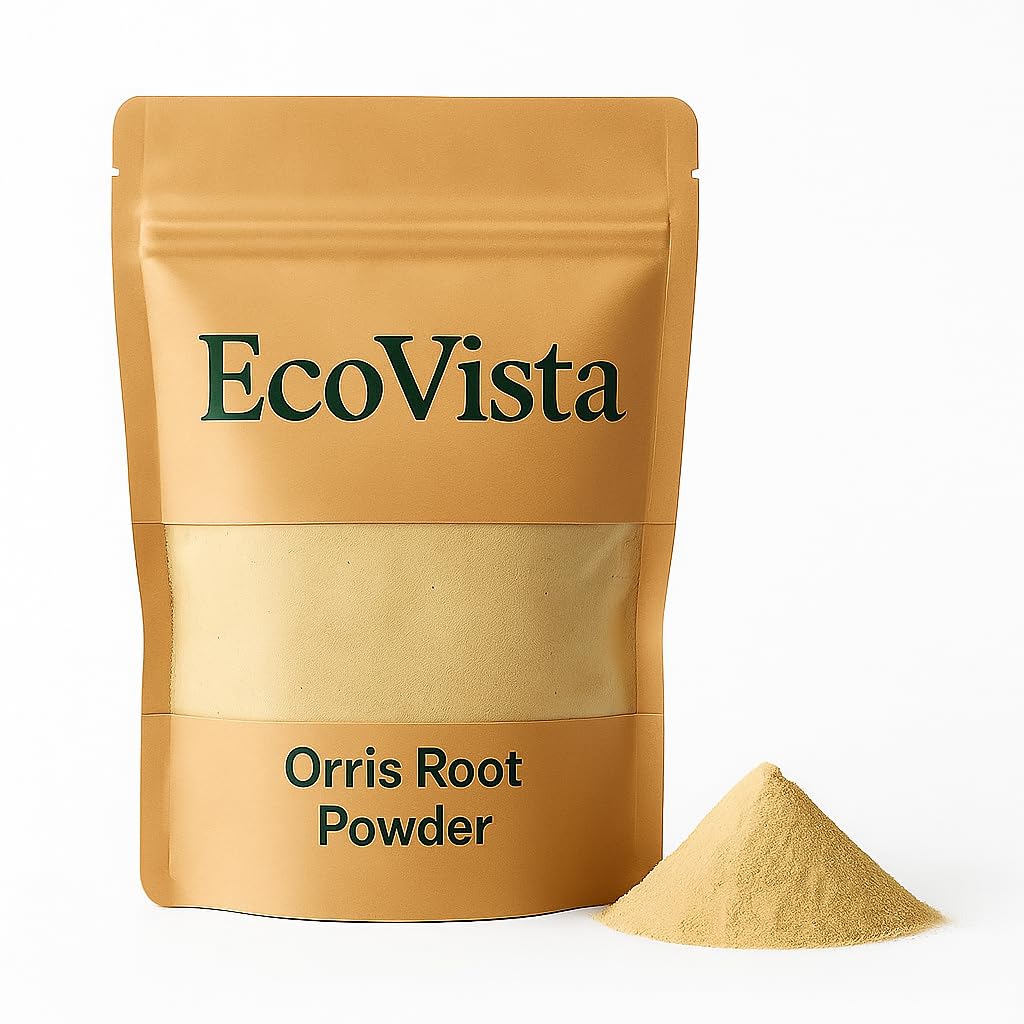 Organic Orris Root Powder | 100% Pure & Natural | 4 Ounces | Aromatic & Therapeutic Herb