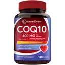 Doctor's Recipes CoQ10 400 mg High Potency, Stable Form Ubiquinone, Superior Absorption with Extra Virgin Olive Oil, Antioxidant for Heart & Energy, Naturally Fermented, Gluten-Free, 120 Softgels