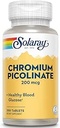 Solaray Chrom Picolinate Tablets, 200 mcg