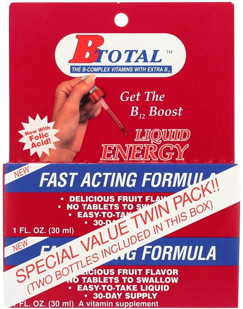 Sublingual Products B- Total Twin Pack - 2 fl oz