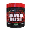 Insane Labz Demon Dust Energy Support and Pre Workout Powder Loaded with Niacin, Vitamin B12, Beta Alanine and Caffeine for Energy, Focus & Endurance, 50 Srvgs(Deminted)