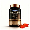 Omega 3 5-in-1 with Krill, Black Seed Oil & Oregano,1900 mg per Serving with EPA, DHA, CoQ10, Astaxanthin, Vitamins D3 & E | Heart, Brain & Joint Support | 60 Softgels