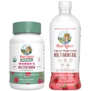 MaryRuth 's Multivitamin Gummies for Women (Cherry & Raspberry) & Liquid Nighttime Multimineral (Cranberry)