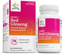 Terry naturligt HRG80 Red Ginseng Kvinde Seksuel Enhancement - Kosttilskud til cirkulation, Endurance & Energy Support - Vitality Support med Ashwagandha, Red Ginseng & Zink - 48 kapsler