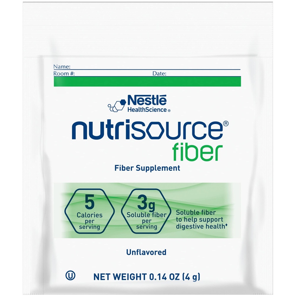 Nestle Nutrisource Fiber Fiber Supplement Uden smag 4 Gram Packet 75 Ct