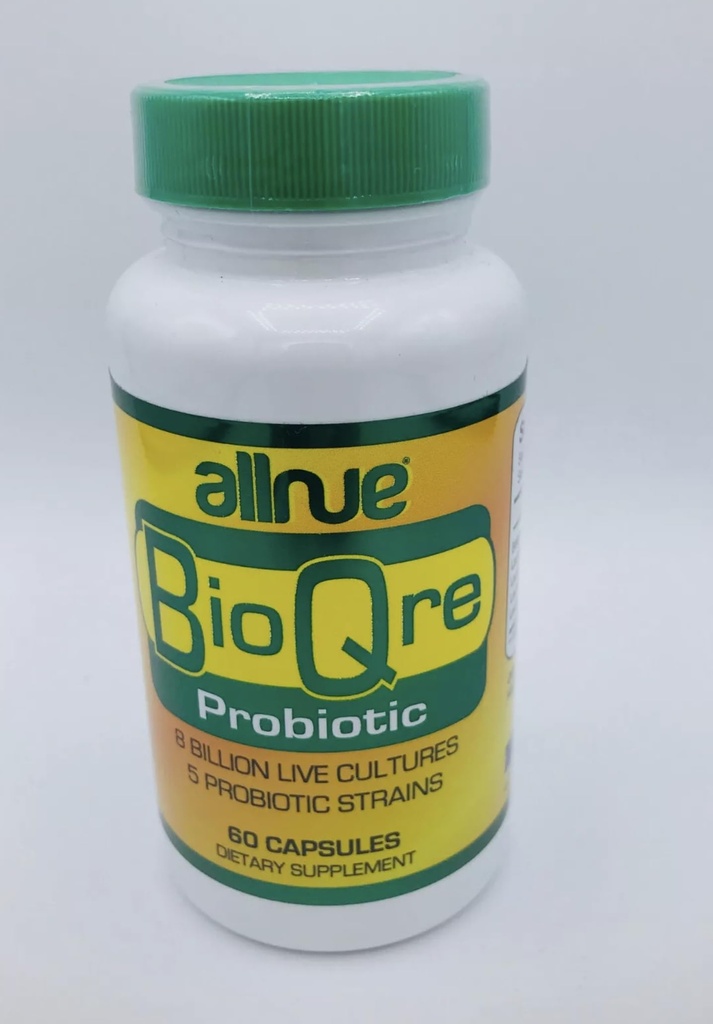 BioQre Probiotic Bacticontrol Support Bacterium Cure Bacticure Control 60 Capsules Acidophilus Probiotics 1 Billion Vital Detox Candida 1 Bottle. Natural (1)