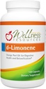 Wellness Resources High Potency d- Limonene Capsules 1000mg, 120 Capsules - Orange Peel Extract til fordøjelse, Heartburn, Syre Reflux, Afgiftning