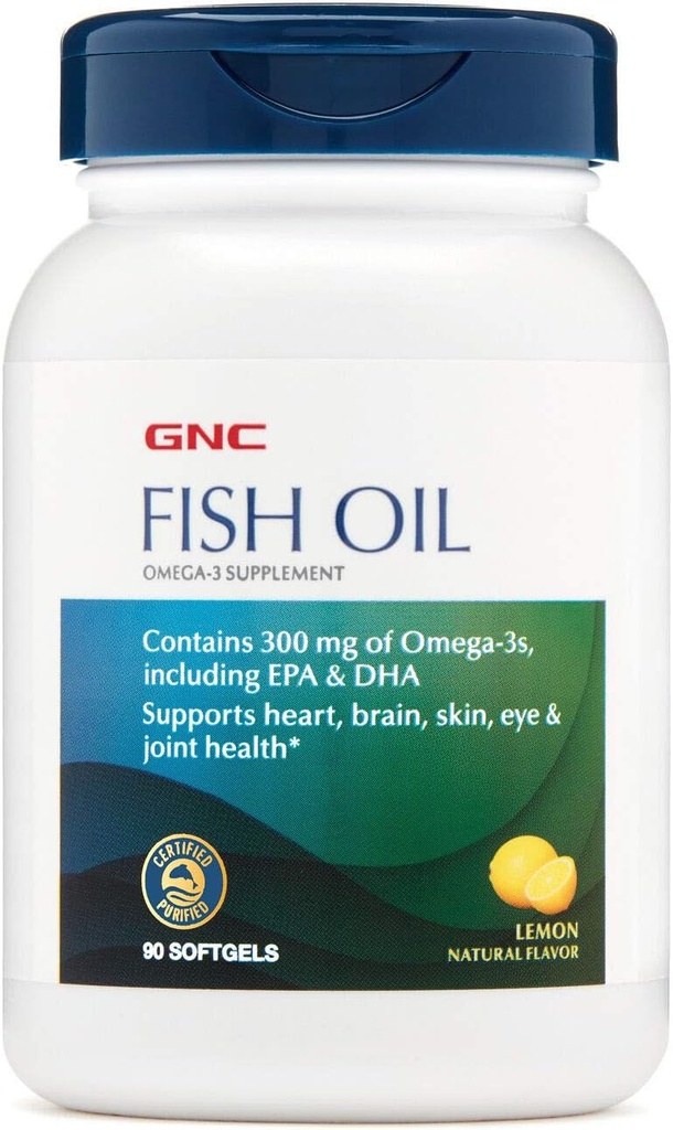 GNC Fish Oil 90 Softgel caps