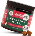 Premium Hund Multivitamin Supplement (170 Chews) - Mealtime Multi - med CoQ10 - Probiotika - Græskar - Immunstøtte - fremmer bedre fælles mobilitet - Sund hud & Coat - Made in USA