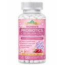 Women’s Advanced Probiotics 120 Billion CFU (36 Strains) with Prebiotics, Enzymes & Cranberry - for Gut, Immune & Feminine Health Support - 2 Month Supply, 120 Softgels