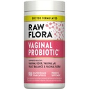 Raw Flora Vaginal Probiotics for Women | 90 Capsules | with Prebiotics | Vegan & Gluten Free Supplement