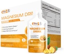 Magnesium Citrate Liquid Magnesium Drink Oral opløsning med vitamin, zink & natriumbromelain, Essential Magnesium Supplement Support Immunitet, Knoglesundhed og Zzz, Anapple Flavor, 10 Fl Oz