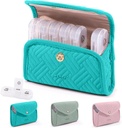 BAGSFY Ugentlig Pill Organizer 3 gange om dagen i en sød stof pill sag, Medicin Pill Organizer, Pill Box, Portable Travel Pill Case, Pill Container for Medicin, Vitaminer, Fiskeolier, Kosttilskud