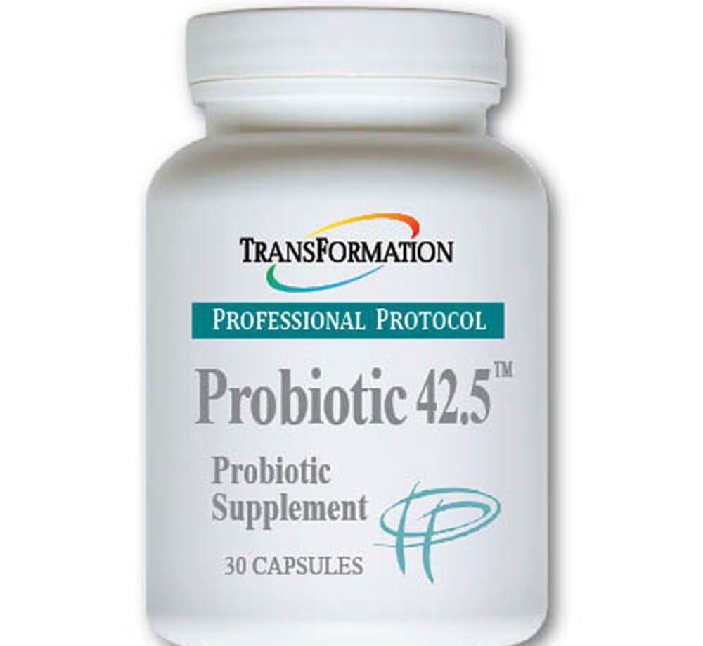 OVERSÆTTELSE AF GENESIS AF GOD SUNDHED ENzyme Probiotisk 42.5 Supplement for sund intestinal balance Understøtter, Elimination & immunfunktion Fremme mere komplet fordøjelse, 30 Kapsler