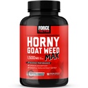 FORCE FACTOR Horny Geat Weed Max, Horny Geat Weed for mænd og kvinder til at maksimere ydeevne og drev, Triple- Extract HGW Horny Geat Weed Herbal Supplement, 1500mg, 90 Kapsler