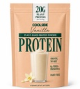 Coolside Vegan Plant Based Protein Powder Super Shake - 20g Clean Protein Blend(Hemp, Pumpkin, Watermelon Seeds), Prebiotics Fiber, Natural Sweetened, Dairy Free, Gluten Free - 15 Serv (Vanilla)