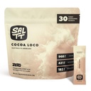 SALTT Electrolytes Powder Flavored Drink Mix - Cocoa Loco - 30 Hydration Packets - Magnesium, Kalium, Natrium, Trace Minerals - Zero Sugar & Gluten Free - Rejse Essentials