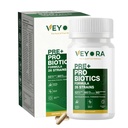 Pre + Probiotic Capsules | 52 Billion CFU | 26 Probiotic Strains with Prebiotic Fiber | 60 Vegan Capsules | Dietary Supplement | Non-GMO | Gluten-Free | Made for USA