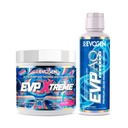 Evogen EVP Xtreme NO + EVP AQ Bundle – Pre Workout Stack for Men & Women | Energy, Pump, Vascularity & Hydration | Sugar Free | Sour Candy & Unflavored