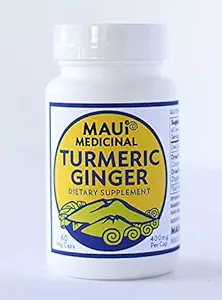 Gurkemeje Ingefær 90 Veggie Capsules 400mg per kapsel (økologisk dyrket) USA
