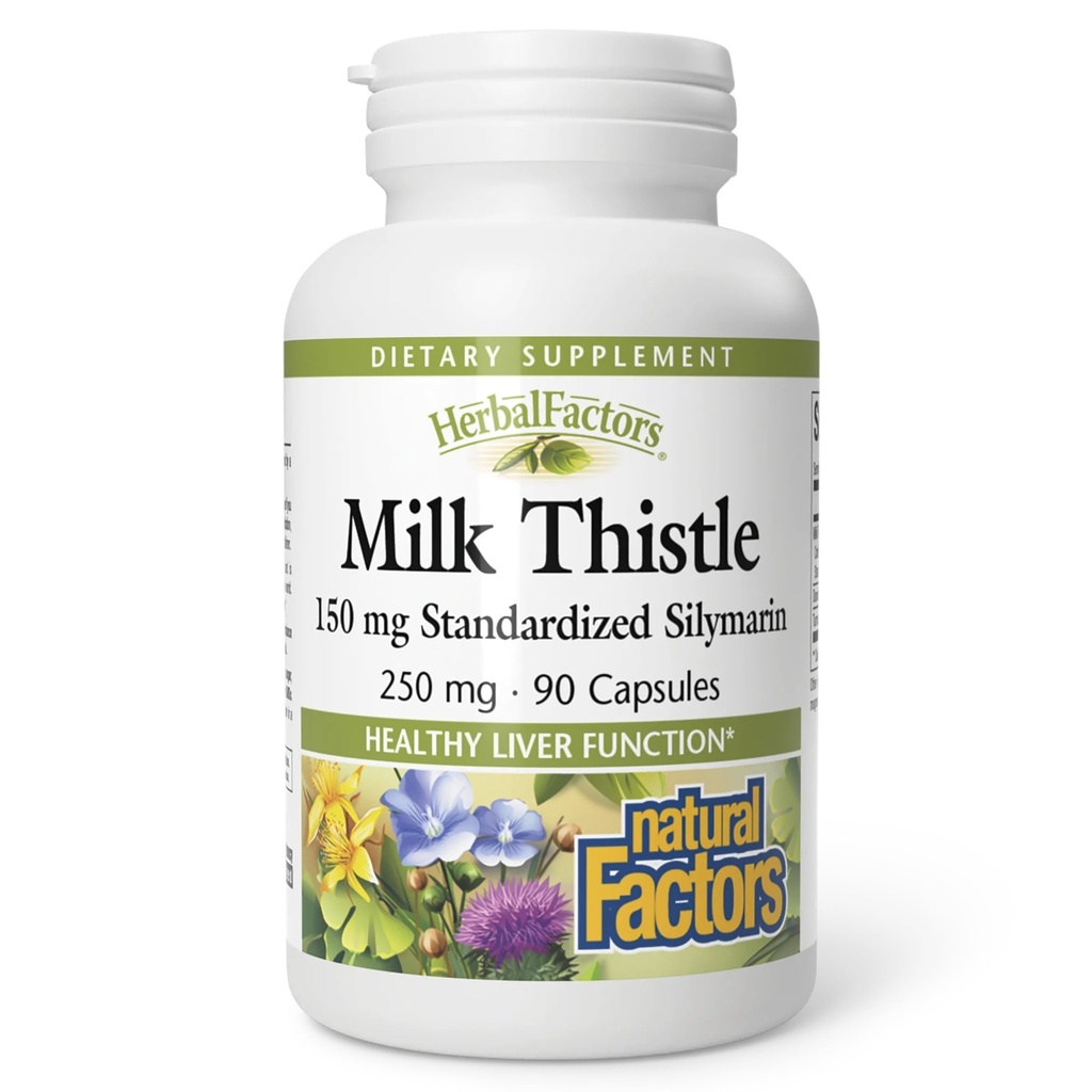 Natural Factors Milk Thistle Extract 250 Mg, 90 CT