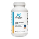 XYMOGEN Omega MonoPure 1300 EC - Heart & Brain Support - DHA & EPA Omega-3 Fish Oil - Monoglyceride High Absorption Softgels - Enteric Coated - 120 Softgels