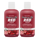 NaturesPlus Kilde til liv RED Multivitamin Væske - 30 oz, pakke af 2 - Energi og immunforsvar - med Exotic Red Fruits, Lycopene & Lutein - Vegetar & Gluten Free - 60 Total Servering