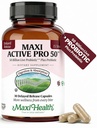 Maxi Health Probiotics for Women & Men Plus Prebiotics – 15 Strains for Digestive Support – Probiotics for Digestive Health with 50 Billion CFU – Kosher, Vegan, Delayed Release, 30 Count, Pack of 1