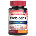 NewRhythm Probiotics for Women & Men 25 Billion CFU, with Organic Beet Root Extract, Nitric Oxide, Circulation, Energy & Heart Health, All Natural, Vegan, Non-GMO, 30 Caps