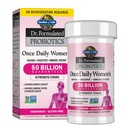 Garden of Life Once Daily Dr.Formulated Probiotics for Women 50 Billion CFU 16 Probiotic Strains with Organic for Digestive,Vaginal & Immune Health,Dairy Free,Shelf Stable 30 Capsules (Pack of 6)
