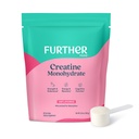 Further Food Unflavored Creatine Monohydrate Powder, 100% Pure, Micronized, Sugar-Free, Supports Strength, Energy and Muscle Recovery, 60 Servings, 10.6 Oz