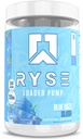 Ryse Loaded Pump Pre Workout Powder - Blue Razz Slush - No Caffeine Stimulant Free Formula for Pump, Power & Endurance - L-Citrulline, PeptiPump, Betaine Anhydrous, Taurine & AstraGin - 25 Servings