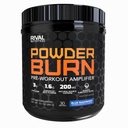 Rival Nutrition Powder Burn Pre-Workout Energy Powder for Men and Women I 3g L-Citrulline, 1.6g Beta-Alanine, 625mg Electrolytes, 200mg Natural Caffeine Per Serving I Blue Raspberry, 30 Servings