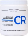 Pro Basics Micronized Creatine Monohydrate Powder 10.6oz. Unflavored. Pure Non Grainy Dissolve Easily No Additives Vegan & Keto. 60 Servings 5000mg 5g per Scoop. Take Pre or Post Workout