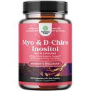 Myo- Inositol & D- Chiro Inositol Kapsler - Cholin Inositol Supplement for cyklus og fertilitet Support - Womens Hormone Balance Supplement med Myo & D- Chiro Inositol Plus Cholin Bitartrate