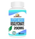 Rise- N- Shine - Magnesium Bisglycinate 200 mg - Joint & Muscle Support - Supplement til støtte energi, fordøjelse og knogler - Magnesium til dvalestøtte og hvile (30 kapsler)