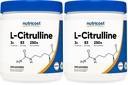 Nutricost Pure L-Citrulline (Base) Powder 250 Grams (Pack of 2)